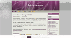 Desktop Screenshot of bateriekuchenne.com.pl